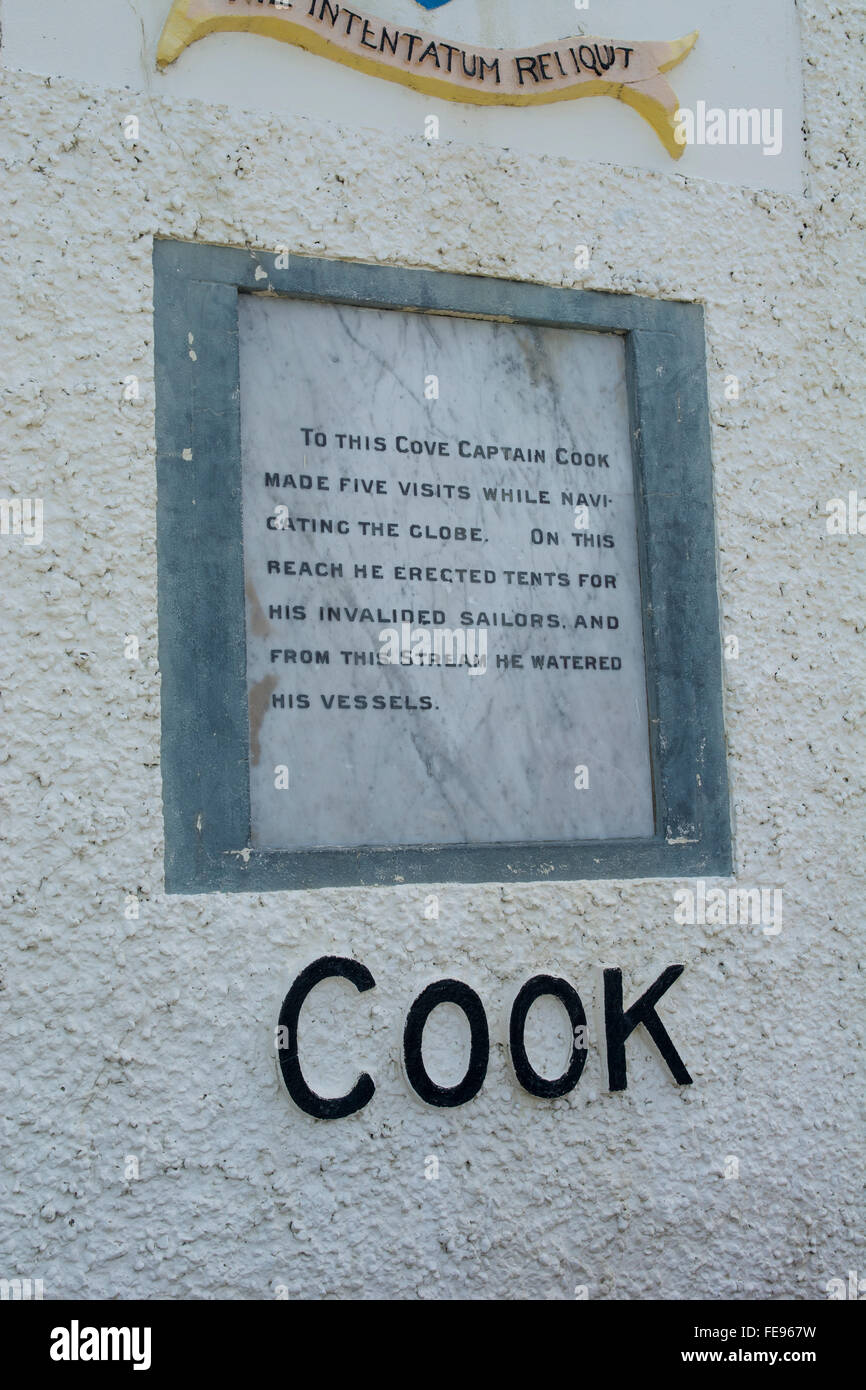 New Zealand, Marlborough Sounds, Queen Charlotte Sound, Ship Cove