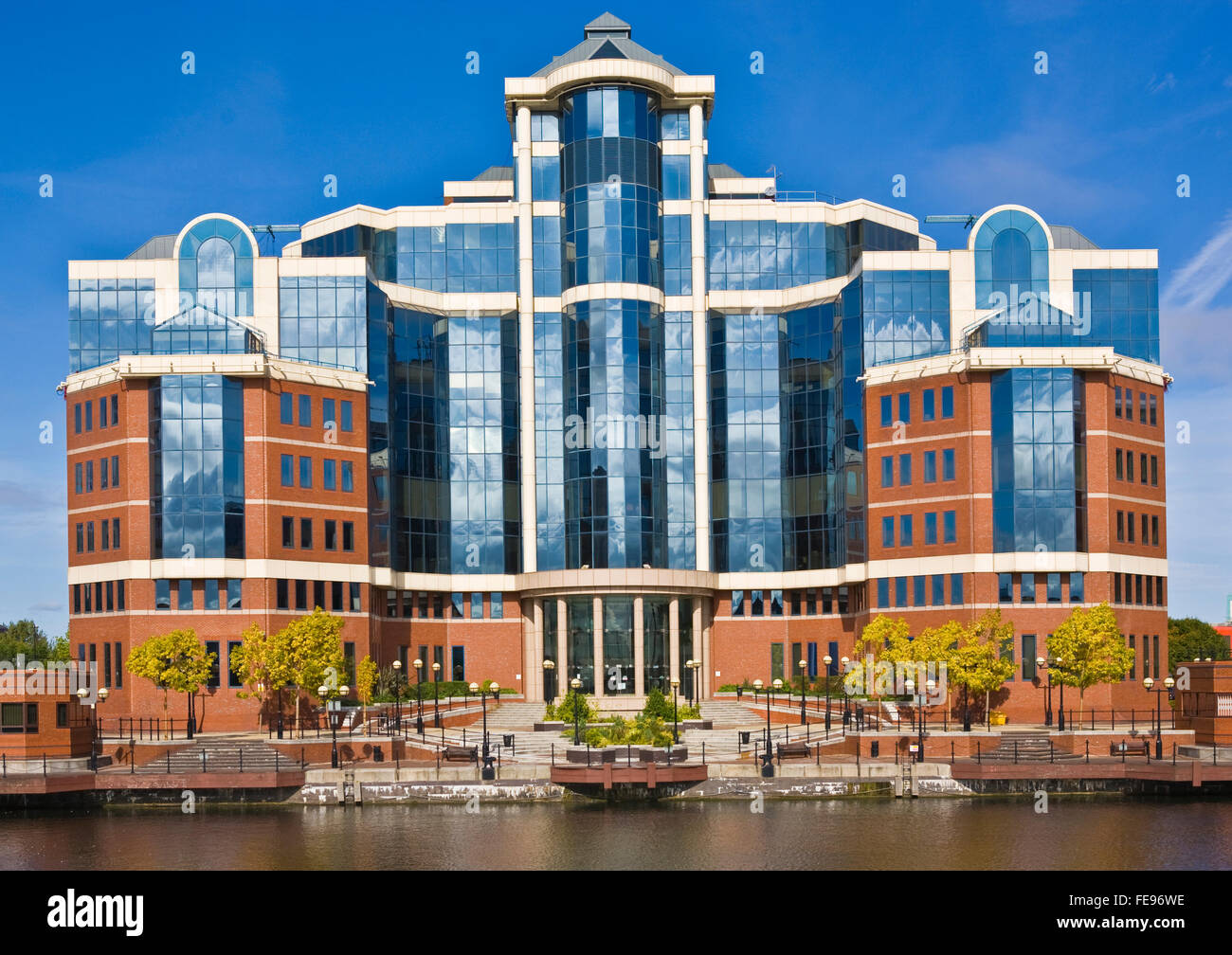 Modern Building at Salford Quays Manchester Stock Photo