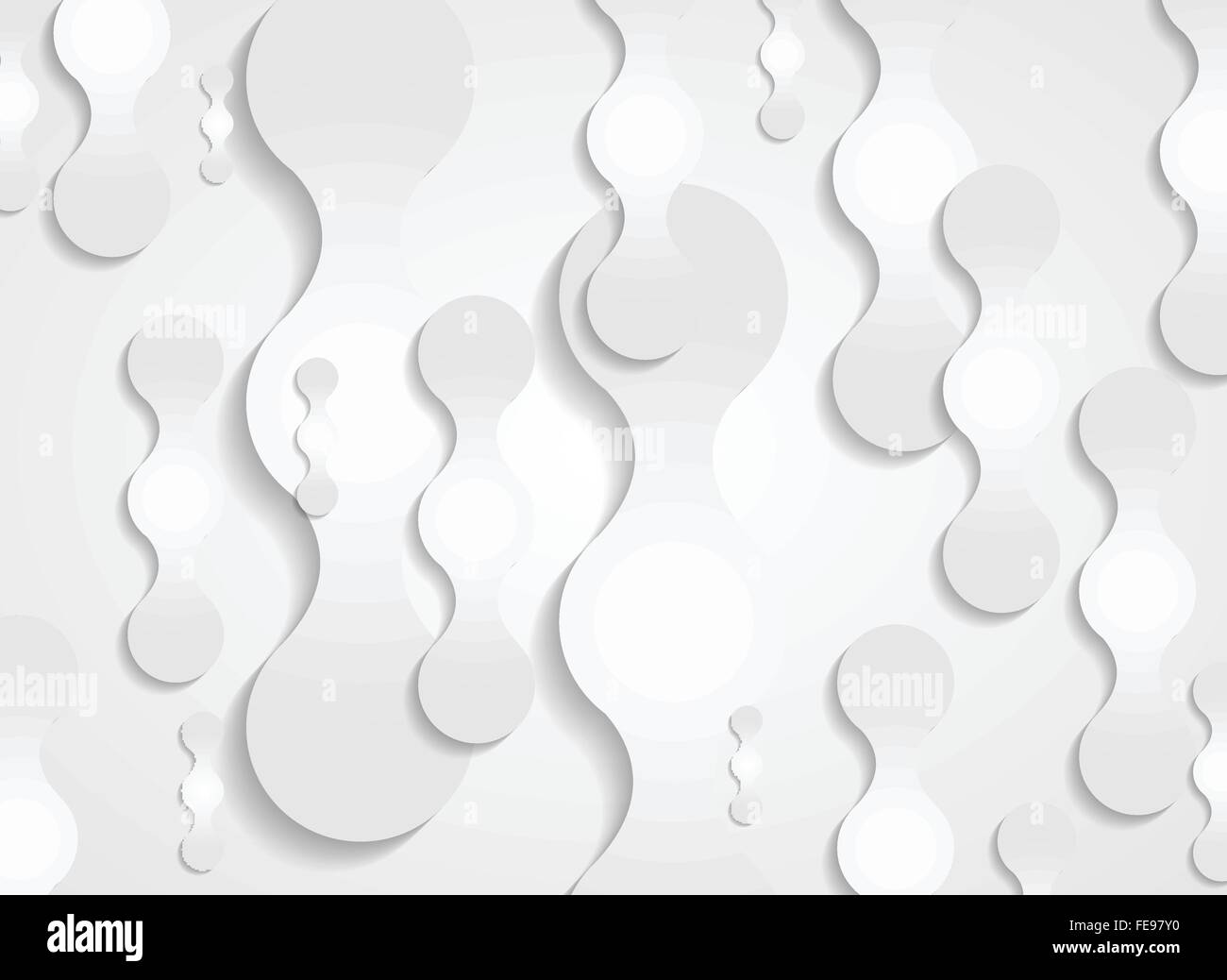 Grey geometric circle shapes abstract background. Vector graphic web ...