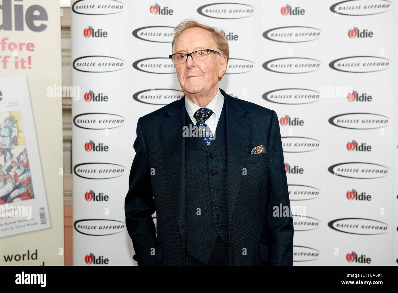 ROBERT HARDY at the Oldie of the Year Awards 2016 Stock Photo