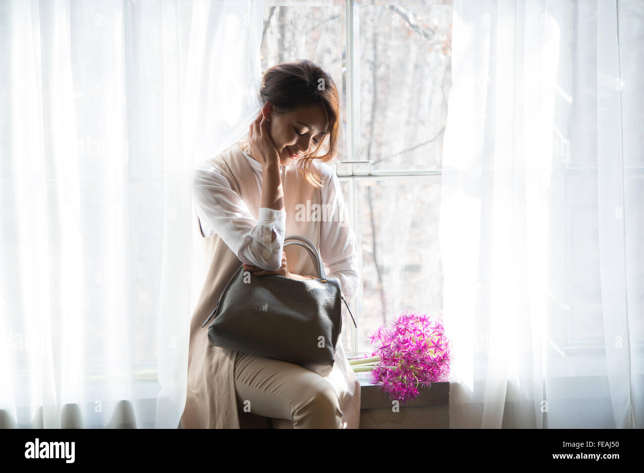 Shiho Yano, Feb 4, 2016 : Japanese model Shiho Yano poses during a