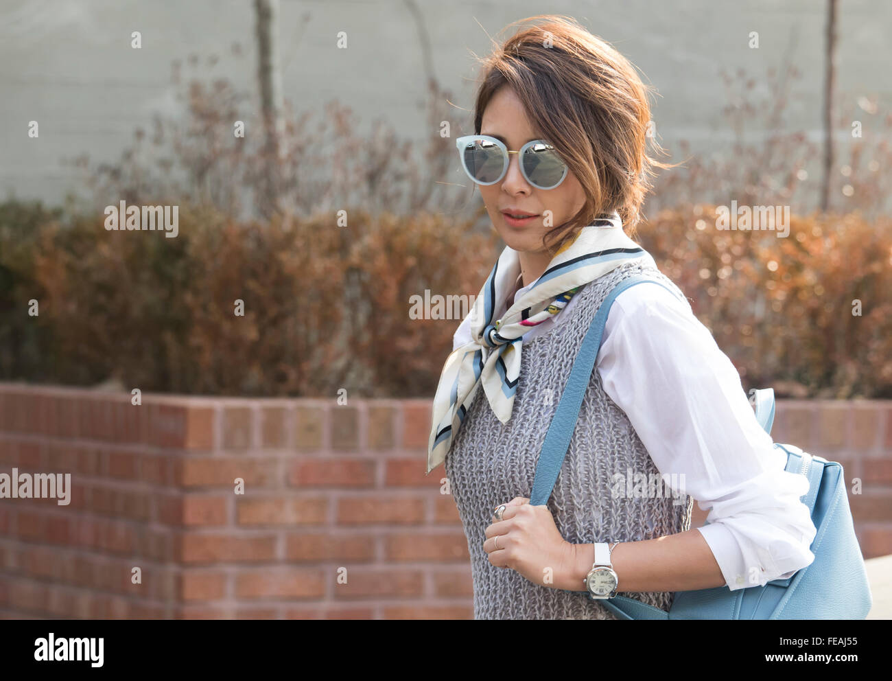 Shiho Yano, Feb 4, 2016 : Japanese model Shiho Yano poses during a