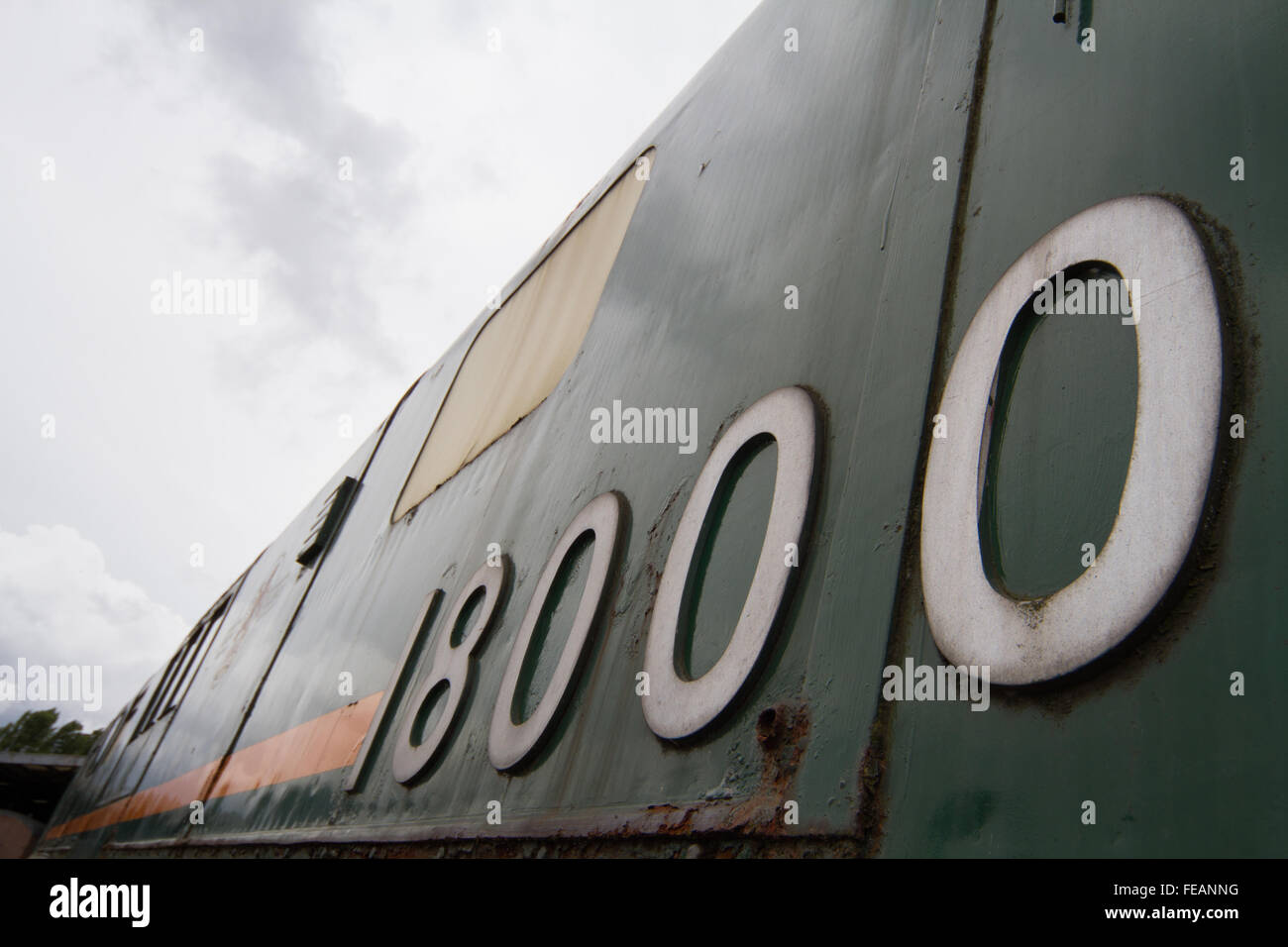 Unique Experimental Gas Turbine locomotive 18000 on display but showing ...