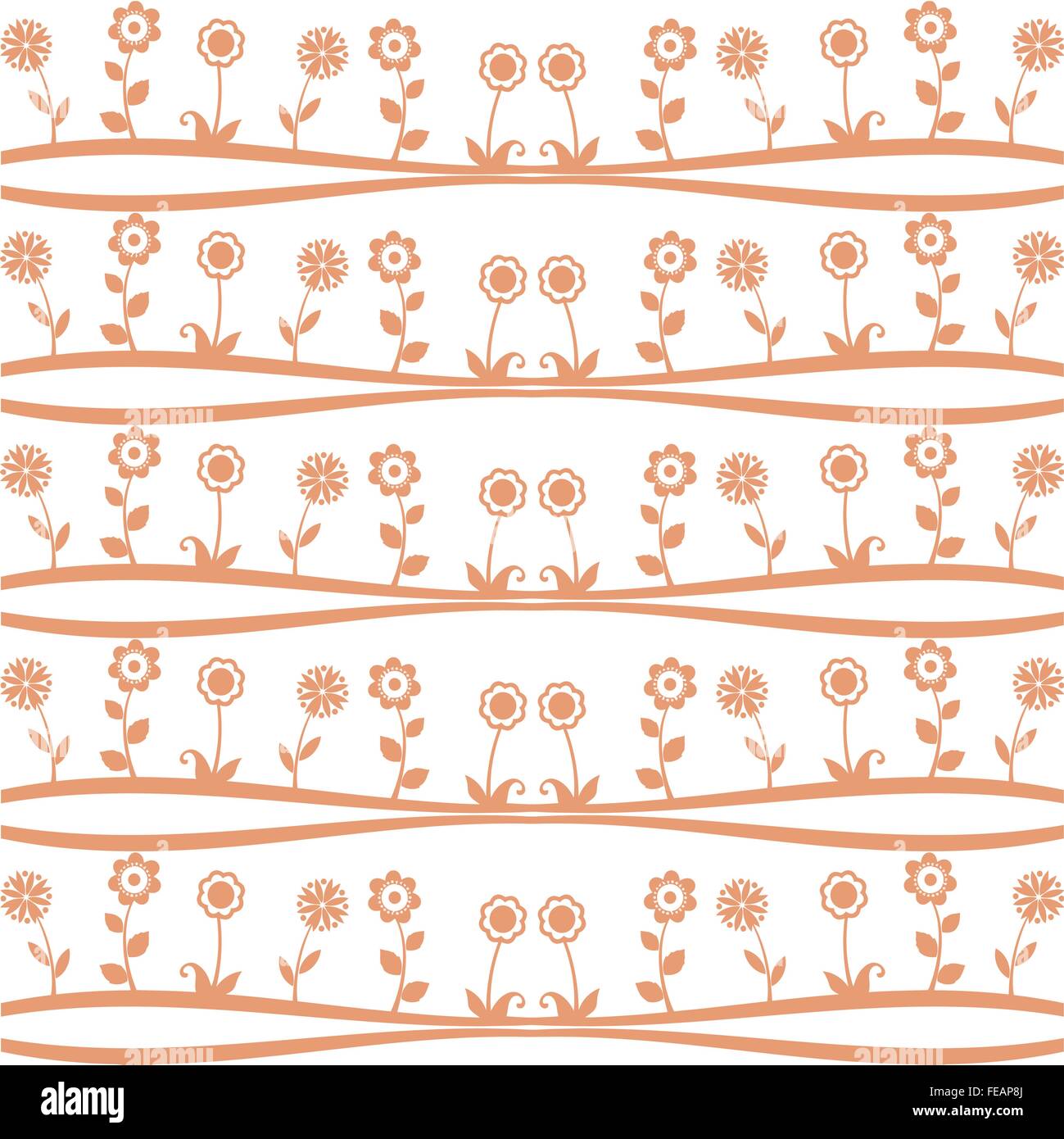 Seamless pattern of spring flowers Stock Vector Image & Art - Alamy