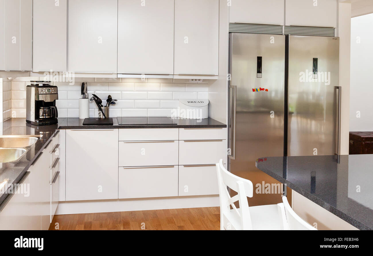 modern kitchen interior Stock Photo