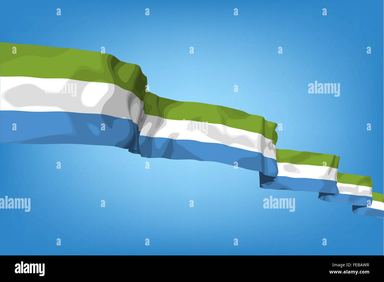 National flag of Sierra Leone Stock Vector Image & Art - Alamy