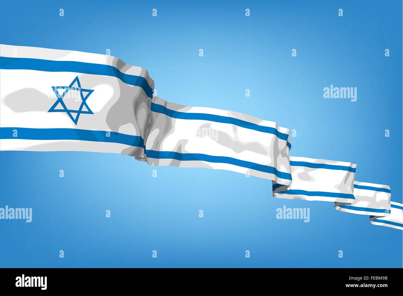 National flag of Israel Stock Vector Image & Art - Alamy