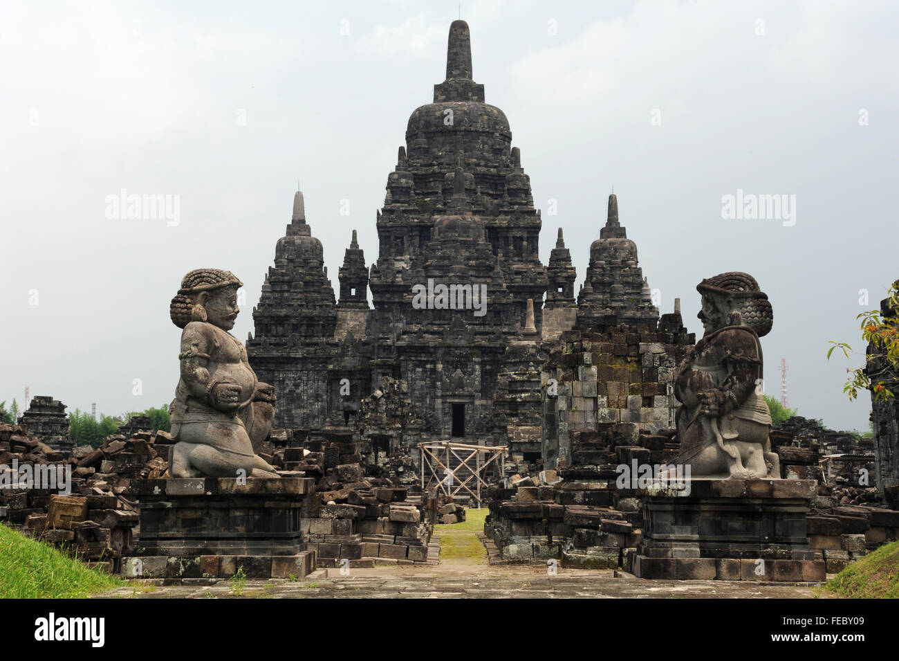 Java Hinduism Hindu archaeological site of Sewu on the island of Java, Indonesia ...