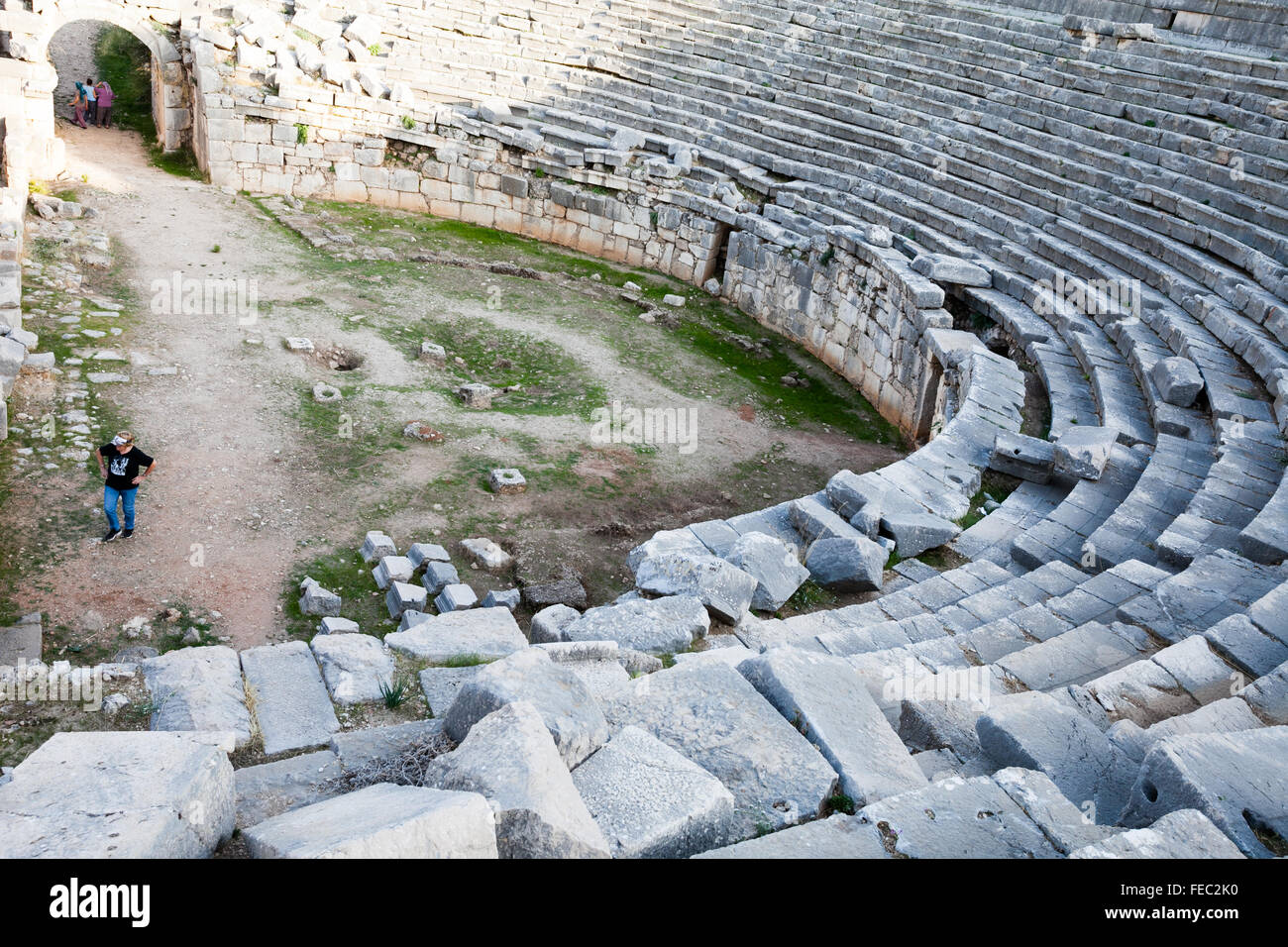 Ancient Xanthos ruins, near Kalkan, Lycian Way, Turkey Stock Photo Alamy