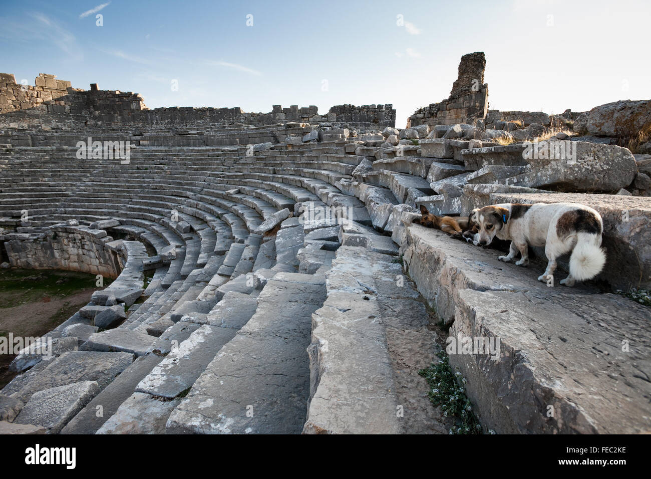 Ancient Xanthos ruins, near Kalkan, Lycian Way, Turkey Stock Photo Alamy
