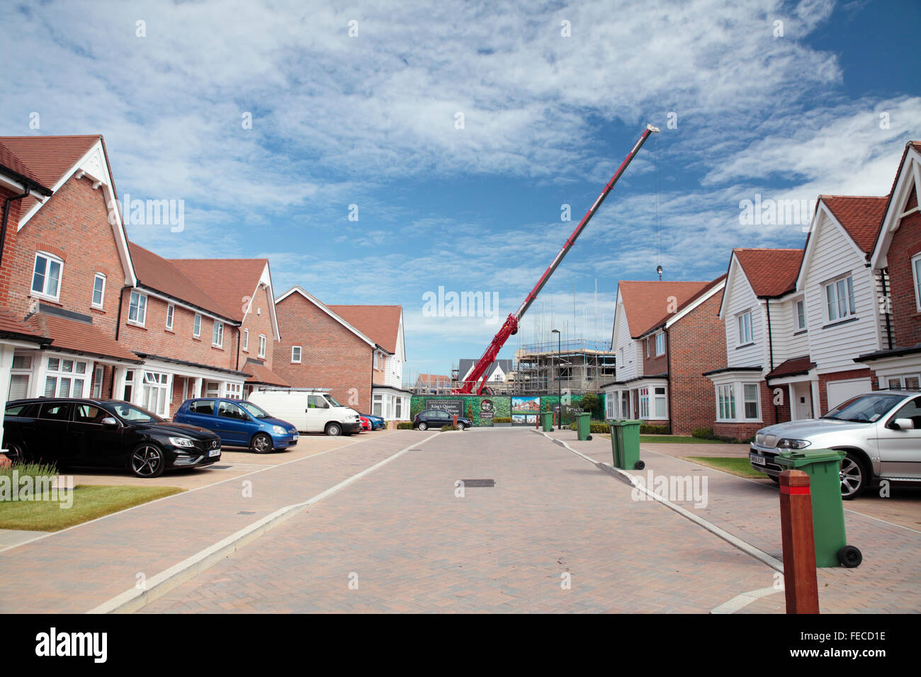 New Homes in Horsham, West Sussex, England Stock Photo Alamy