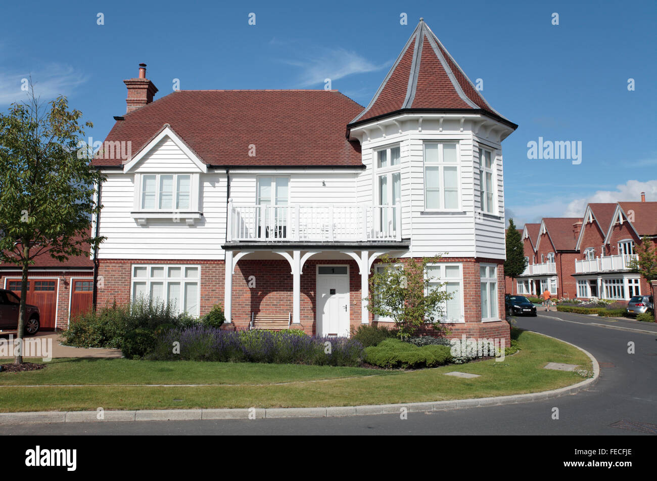 New Homes in Horsham, West Sussex, England Stock Photo