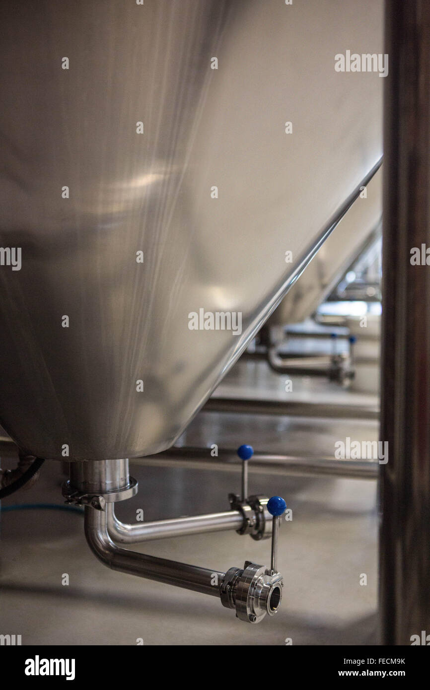 Large vat of beer Stock Photo Alamy