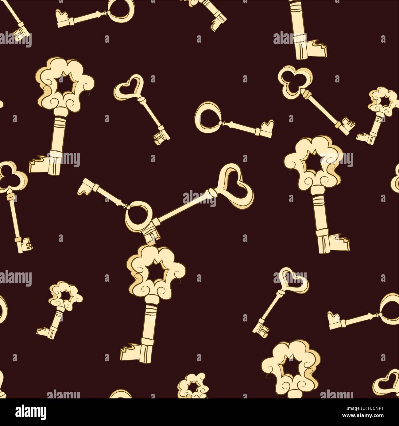 Seamless keys pattern Stock Vector Image & Art - Alamy