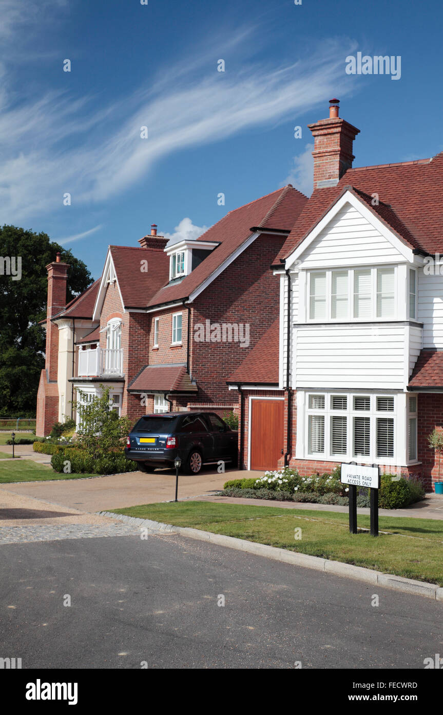 New Homes in Horsham, West Sussex, England Stock Photo