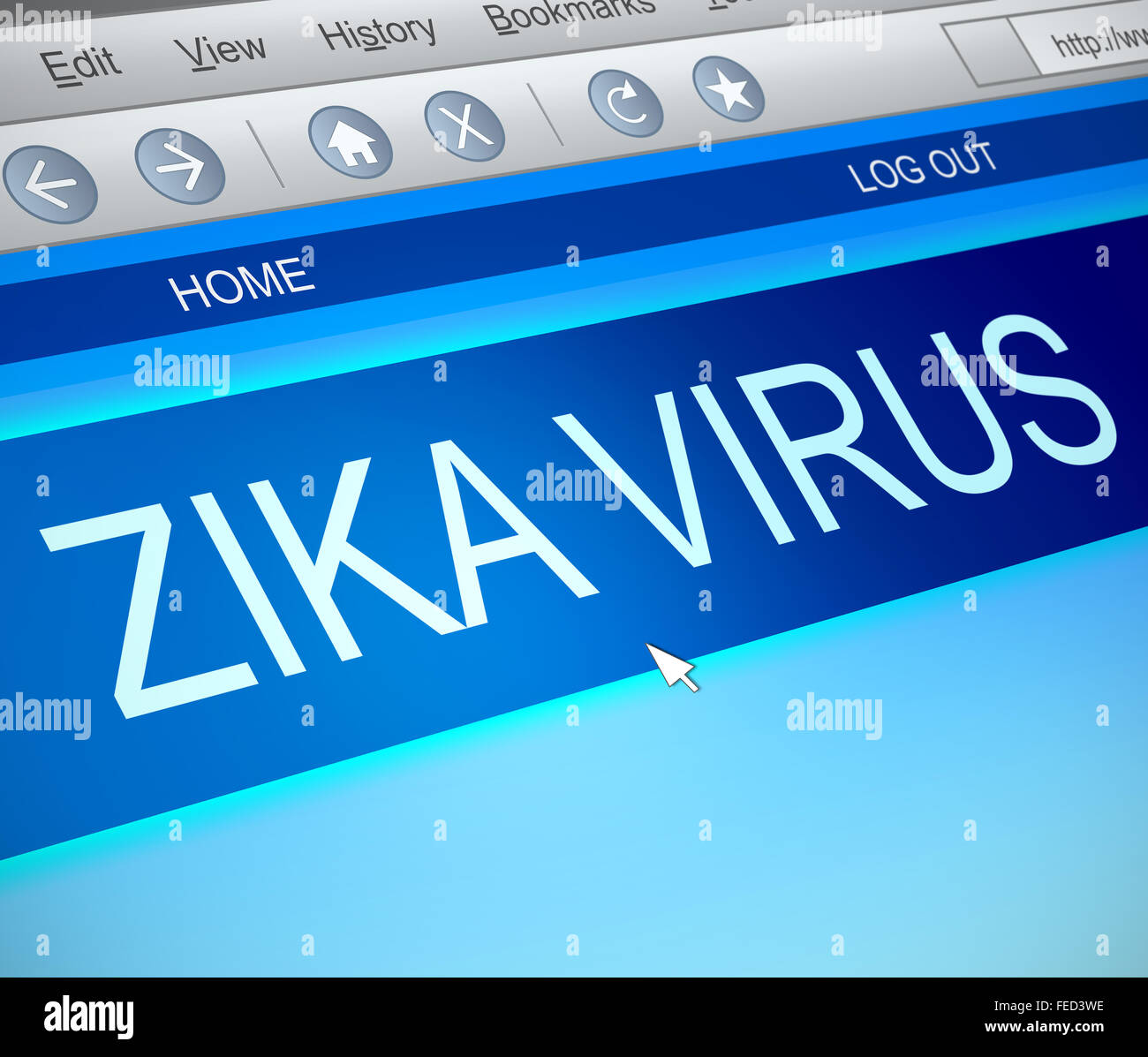 Zika virus concept. Stock Photo