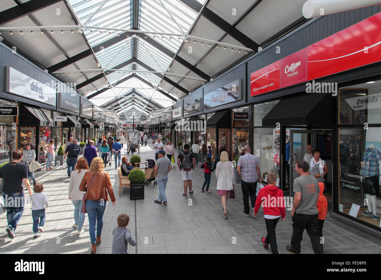 McArthur Glen Designer Outlet, Bridgend, South Wales Stock Photo - Alamy