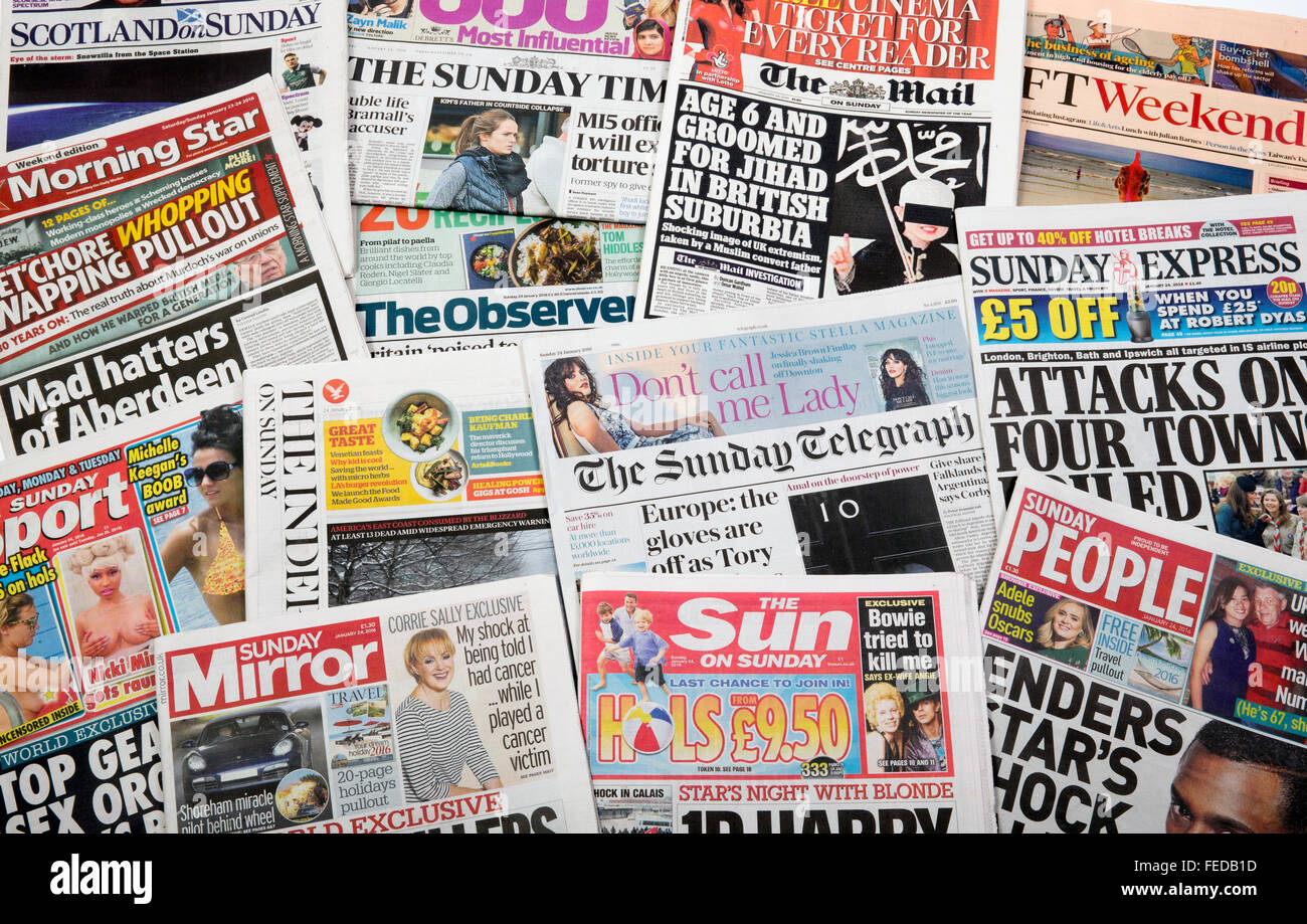 Broadsheets hires stock photography and images Alamy