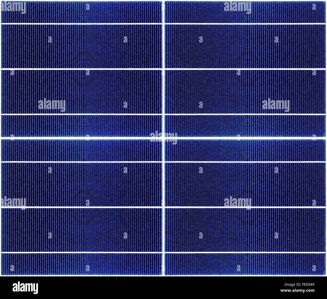 seamless texture of solar panel closeup Stock Photo