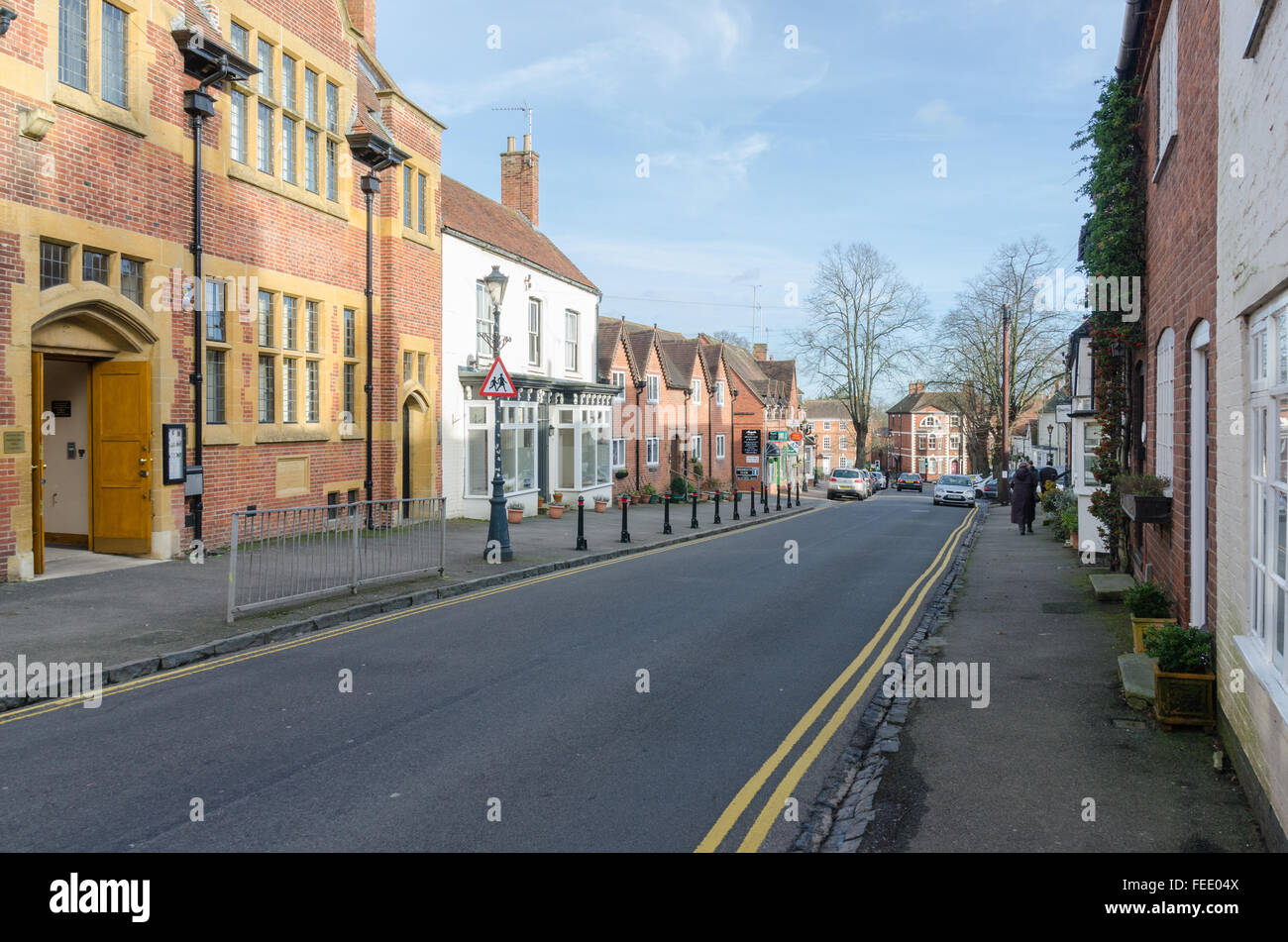 High Street, Kenilworth including Parochial Hall Stock Photo Alamy
