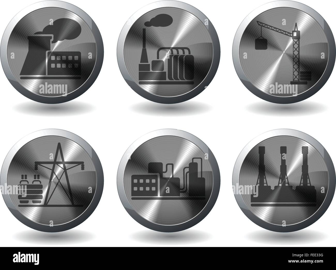 Industrial simply icons Stock Vector Image & Art - Alamy