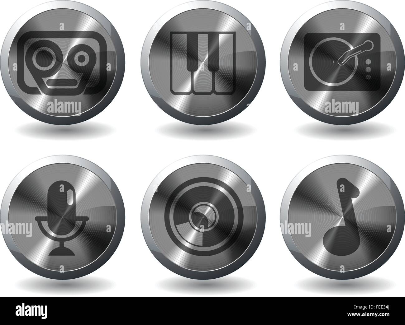 Simple icon vector music hi-res stock photography and images - Alamy