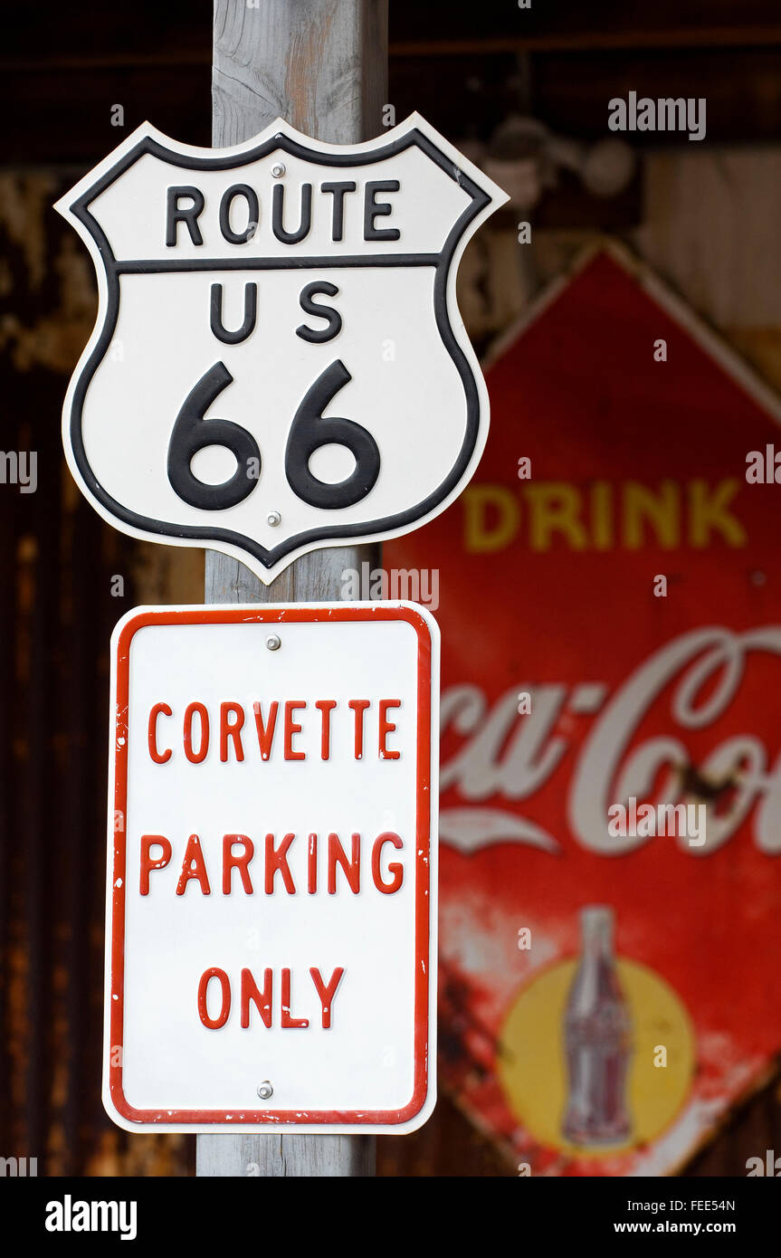 Route 66 usa petrol station hires stock photography and images Alamy