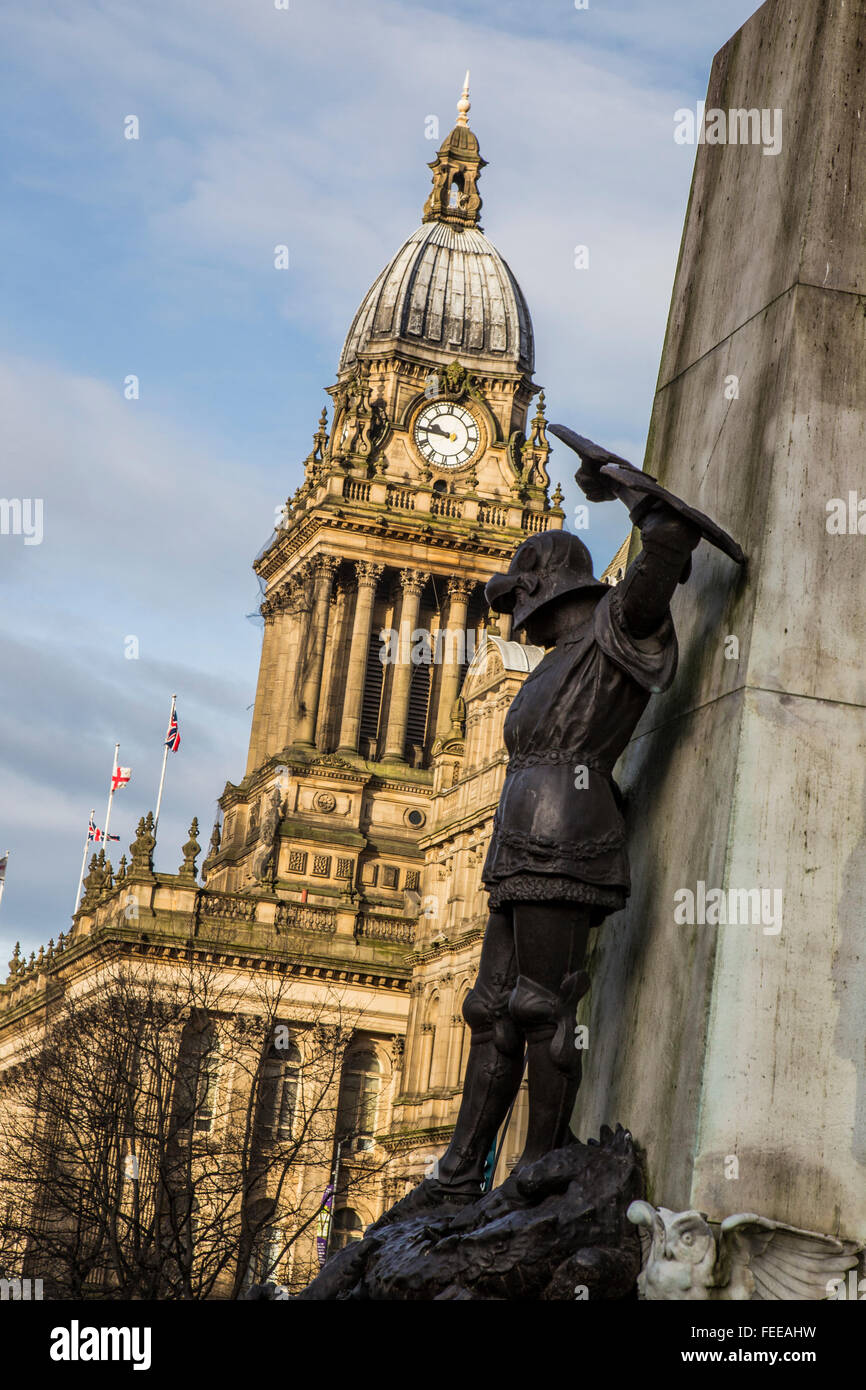 Leeds war memorial town hall hi-res stock photography and images - Alamy