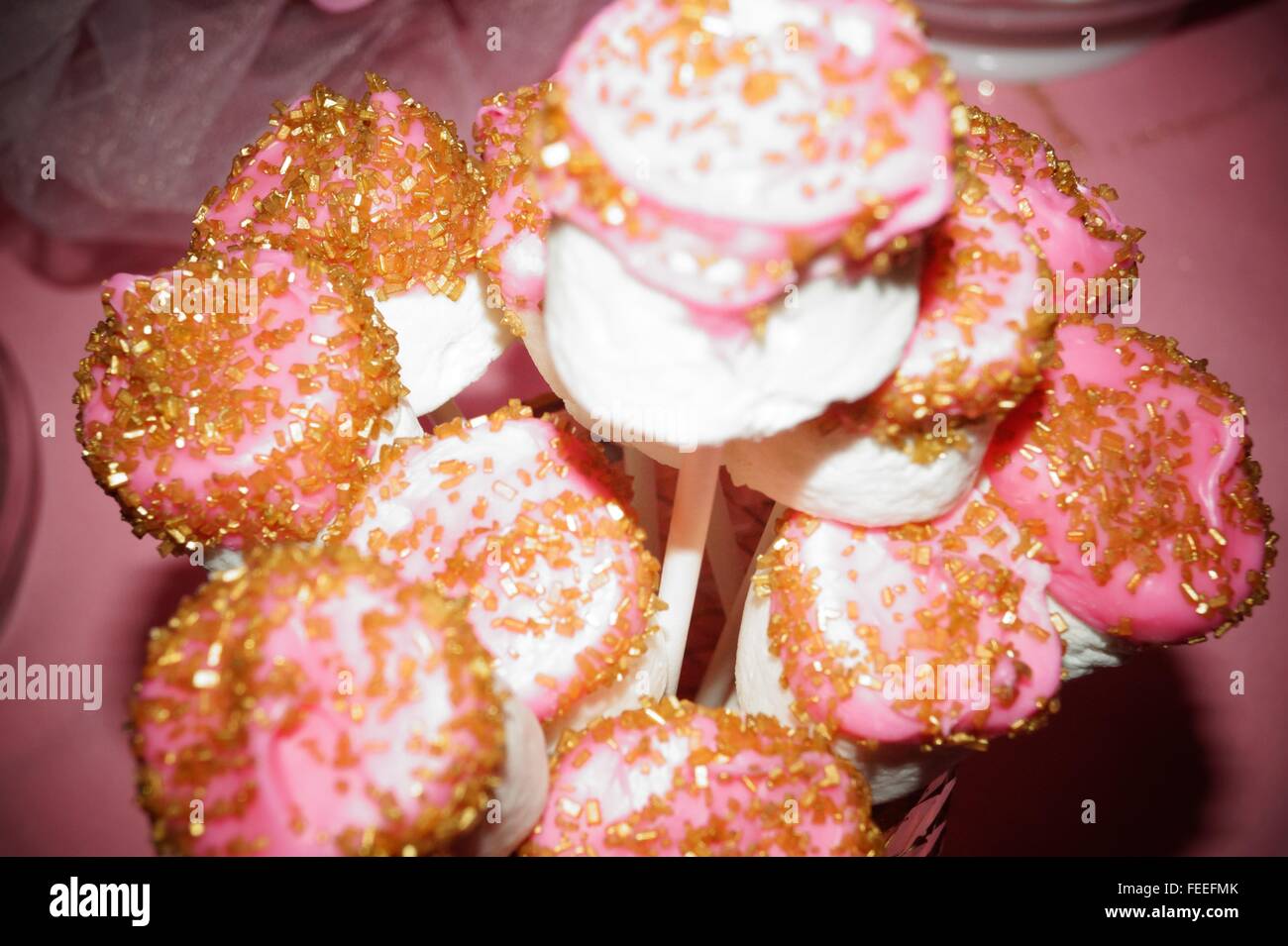 Desserts served at a birthday party Stock Photo - Alamy