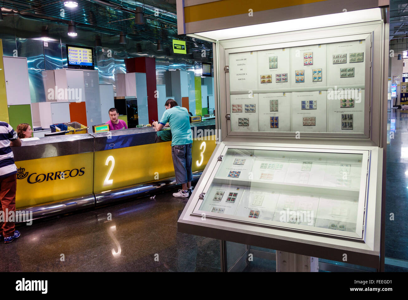Inside Spanish Post Office Hi res Stock Photography And Images Alamy