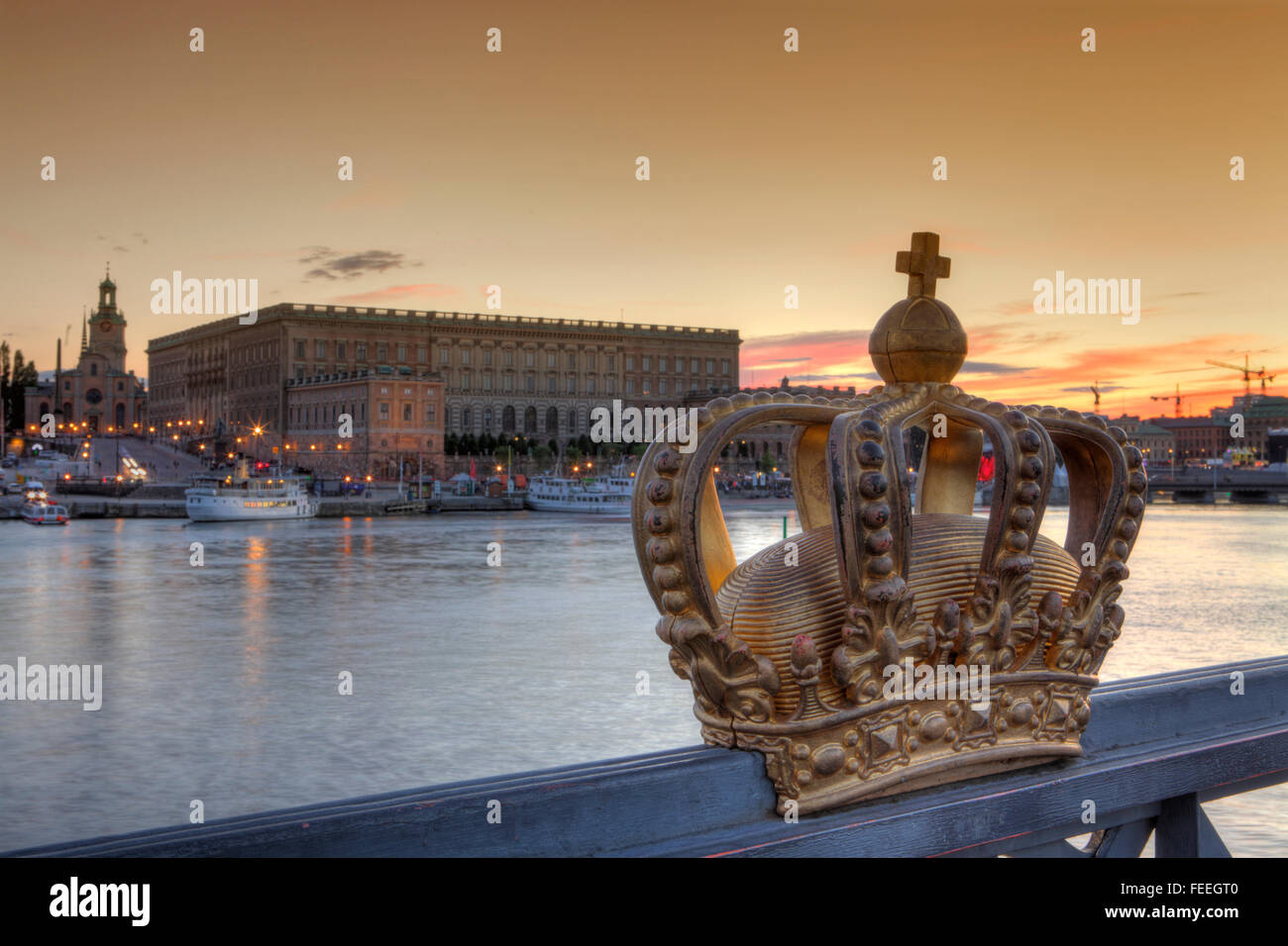 The Royal Palace, Stockholm, Sweden Stock Photo