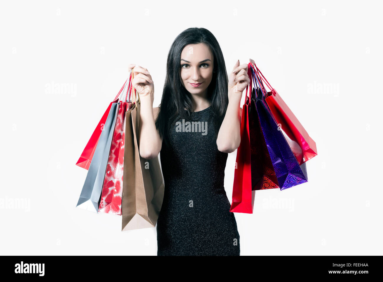 Black dressed hi-res stock photography and images - Alamy