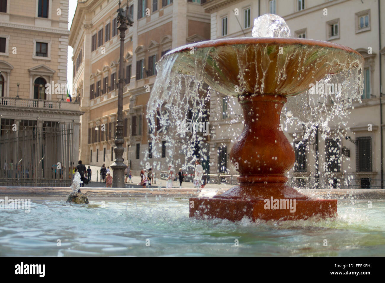 Water fountain in Rome Stock Photo Alamy
