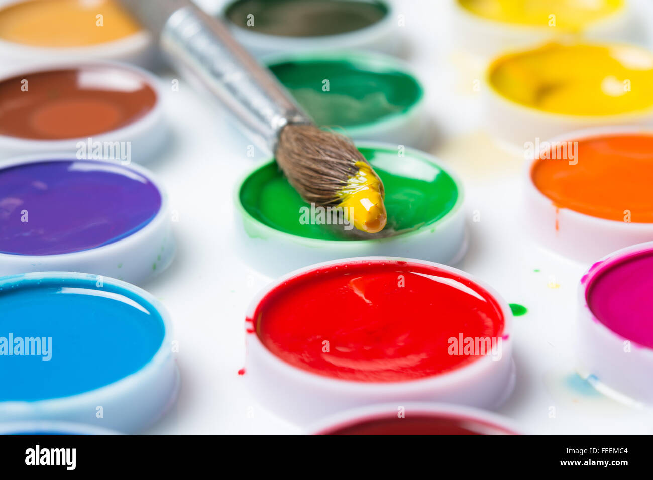 set of bright fresh colors Stock Photo - Alamy