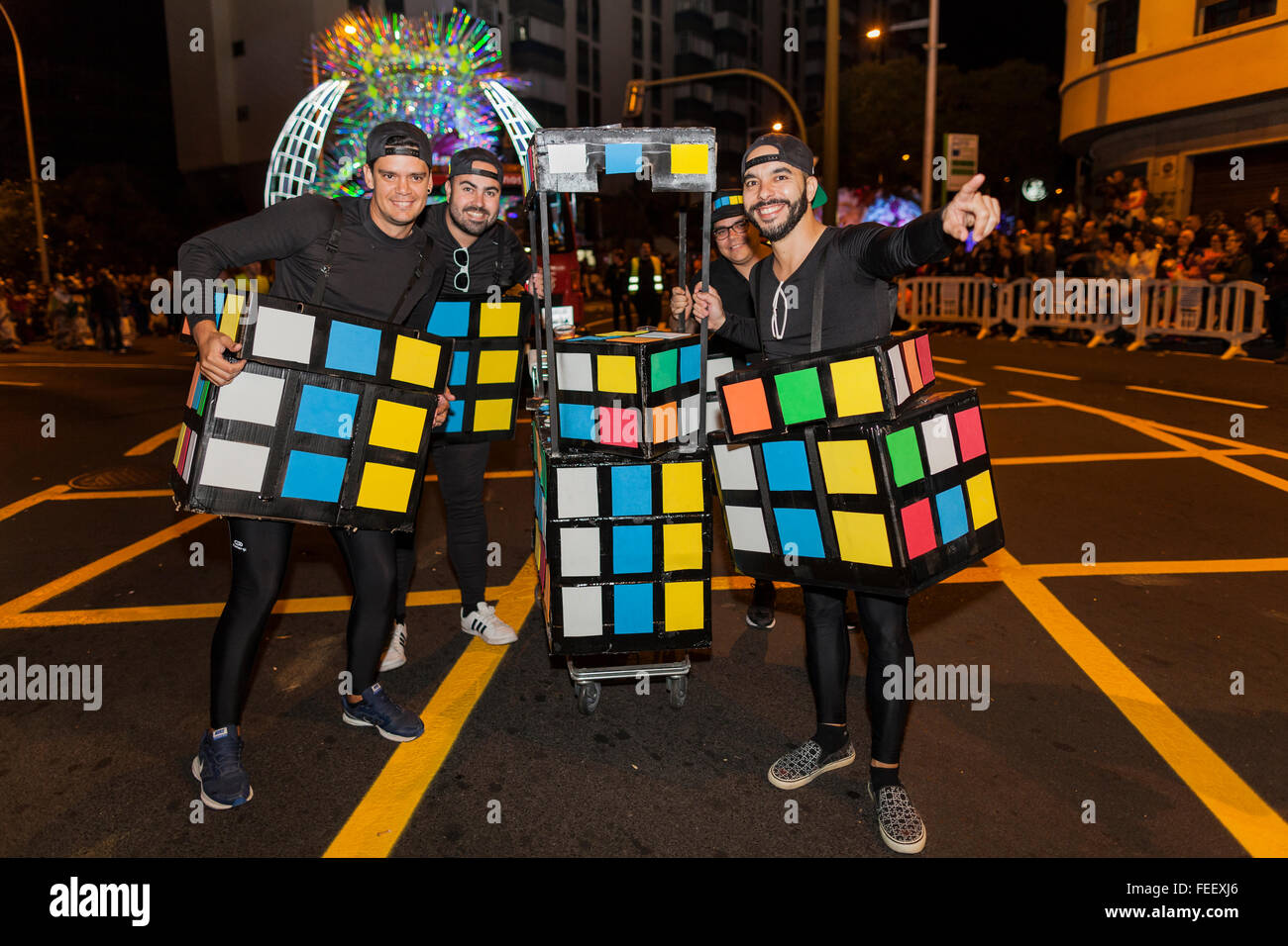 Costume di Carnevale da Cubo di Rubik