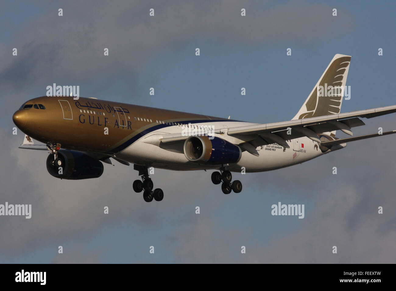 【希少品】Gulf Air 特別塗装 A330-200 Phoenix A330-200 ガルフエア 特別塗装 「バーレーンF1