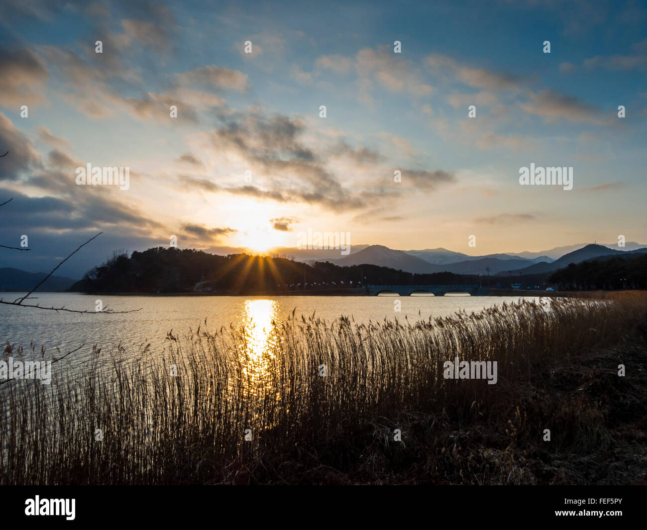 Sunlight reflected on lake hi-res stock photography and images - Alamy