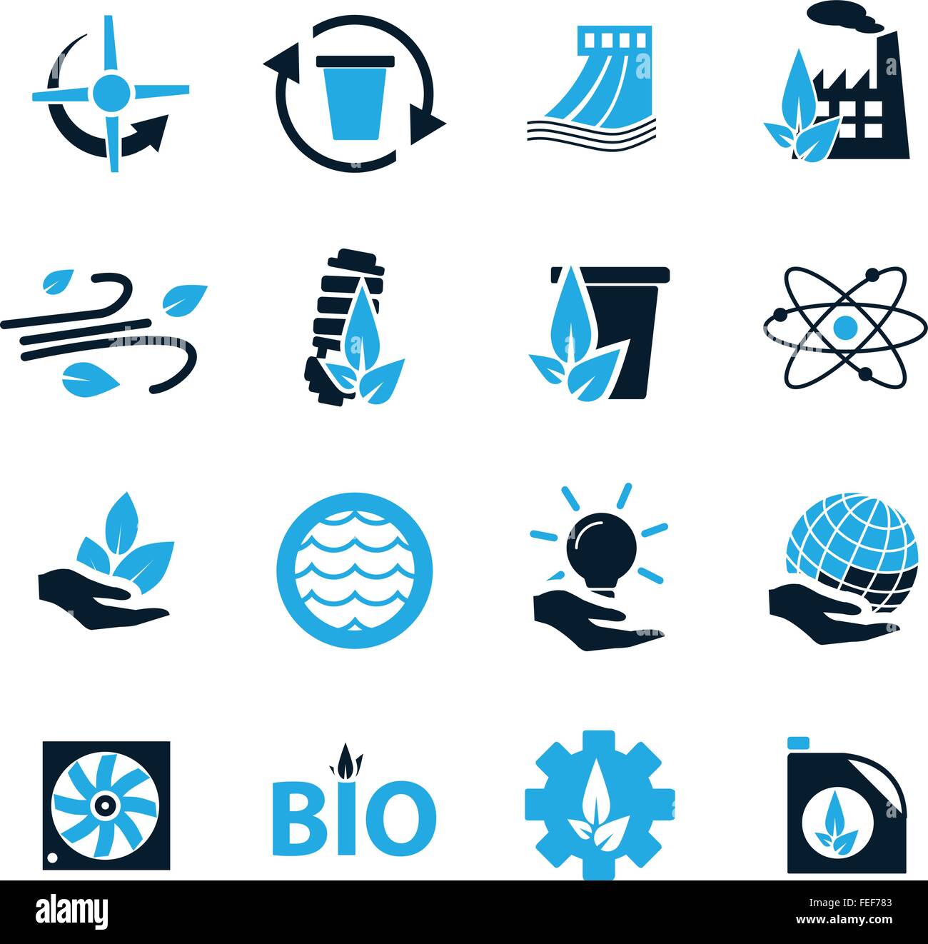 Alternative energy icons Stock Vector Image & Art - Alamy