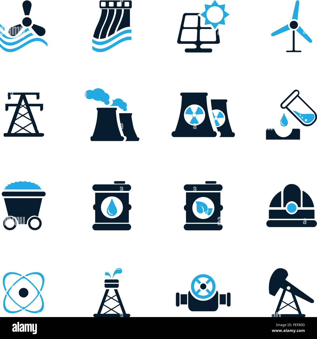 Fuel and Power Generation Icons Stock Vector Image & Art - Alamy