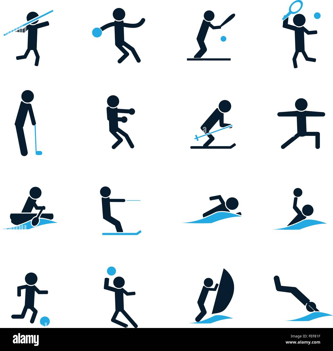 Sports icons set Stock Vector Image & Art Alamy