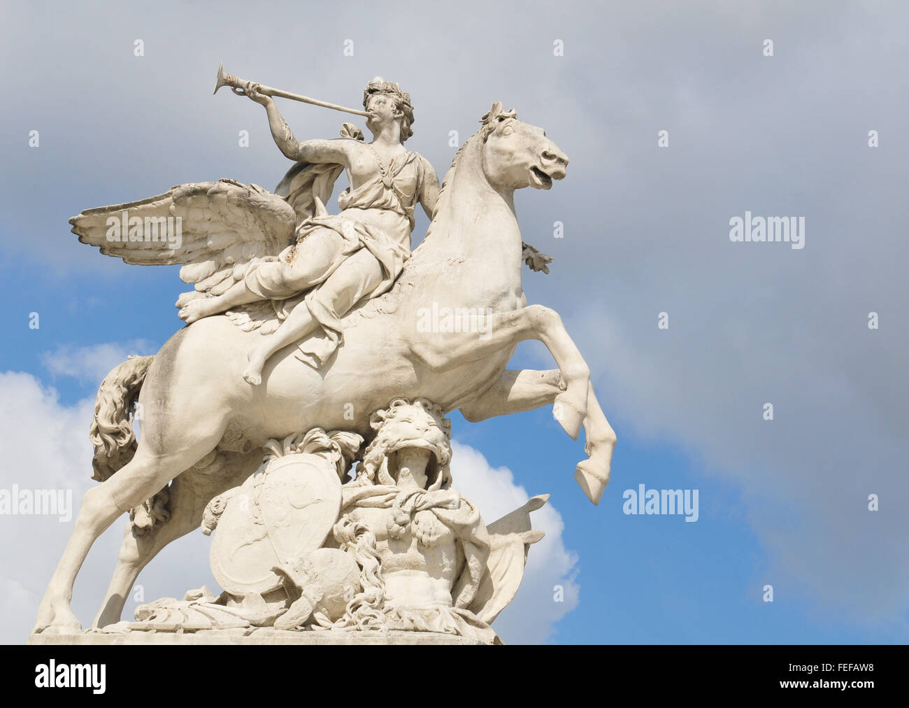 The statue of Pegasus in Paris, France Stock Photo - Alamy