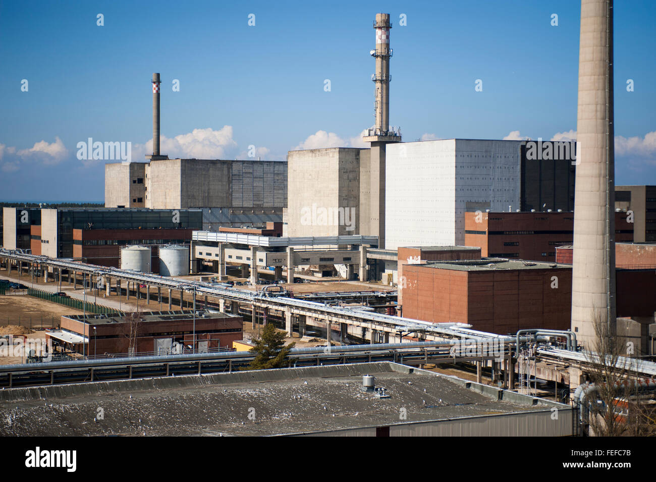Greifswald power plant, in charge of the world's largest nuclear  decommissioning project and radioactive waste storage Stock Photo - Alamy
