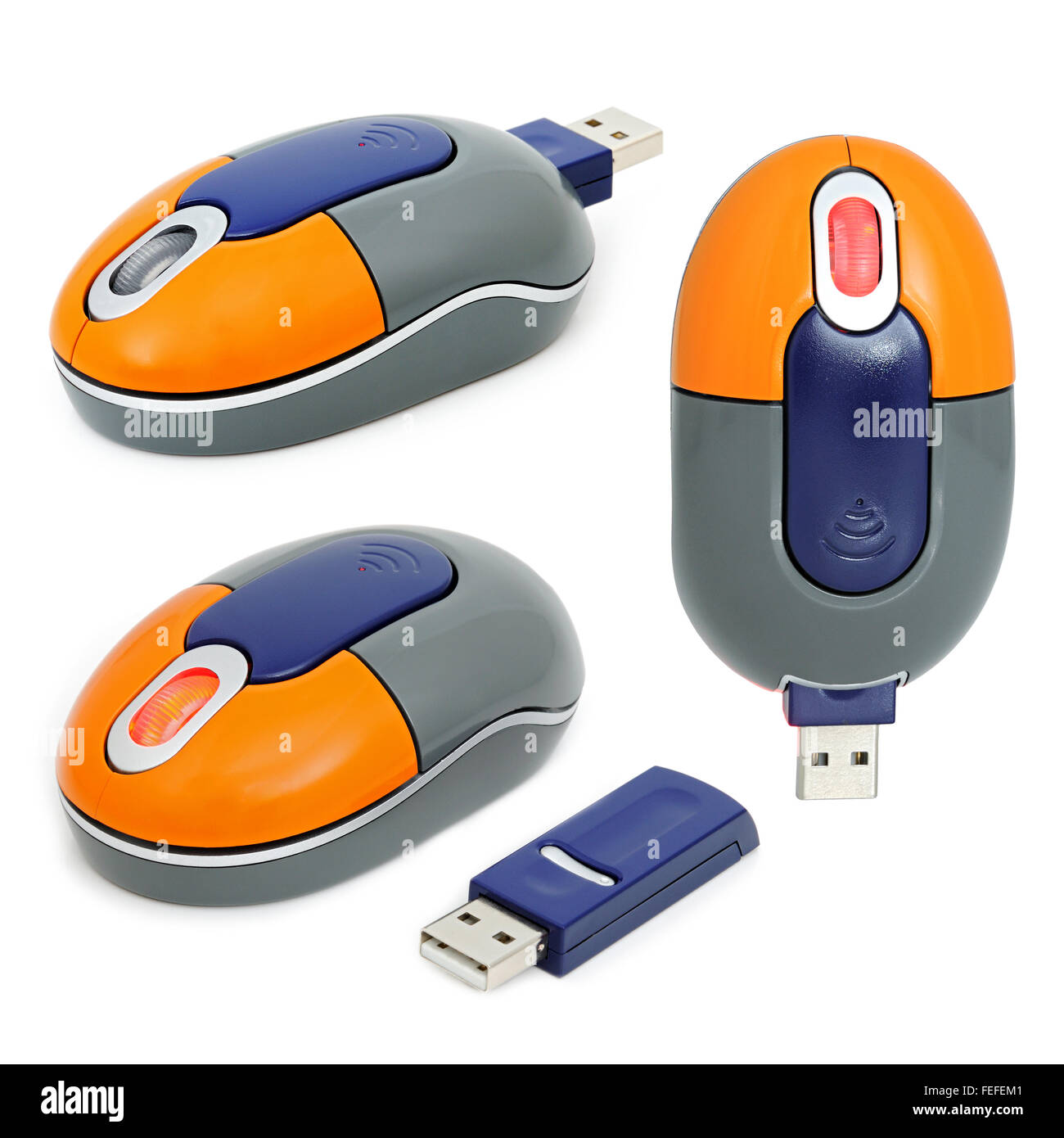 Computer mice isolated on a white background. Set Stock Photo Alamy