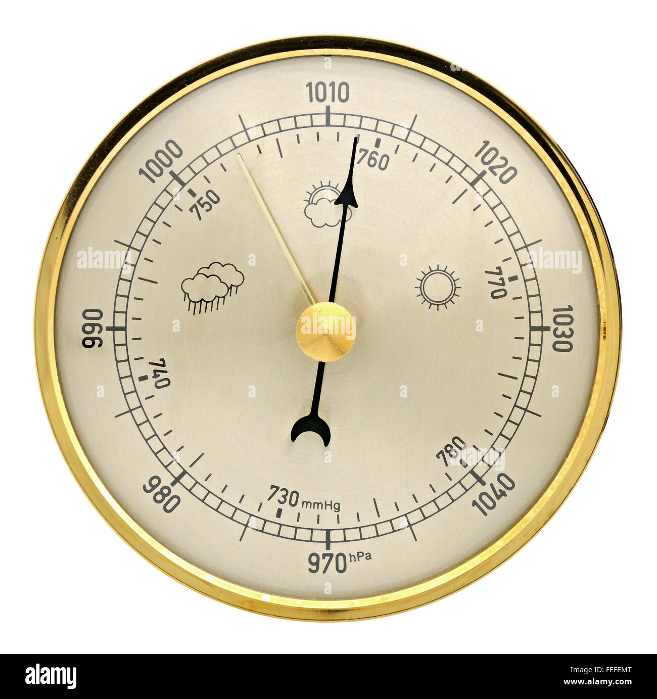 Weather stick barometer Cut Out Stock Images & Pictures - Alamy