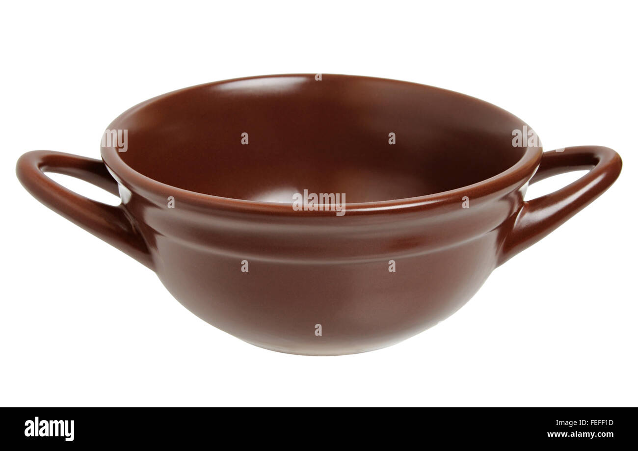 Ceramic bowl isolated on a white background Stock Photo - Alamy