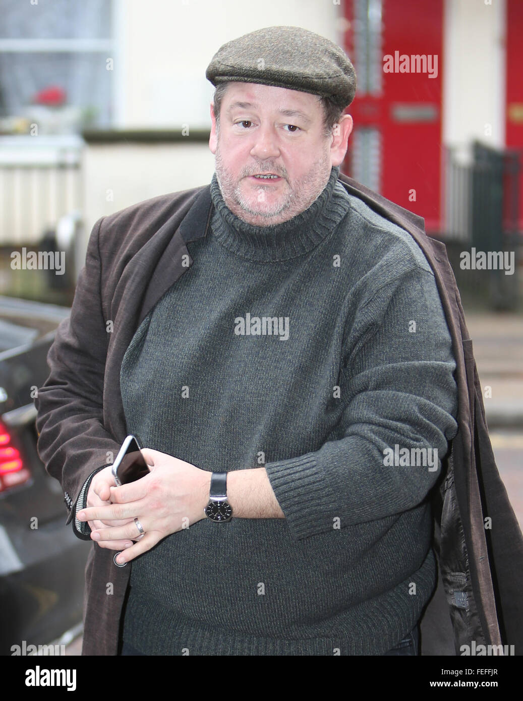 Johnny Vegas outside ITV Studios Featuring: Johnny Vegas Where: London ...