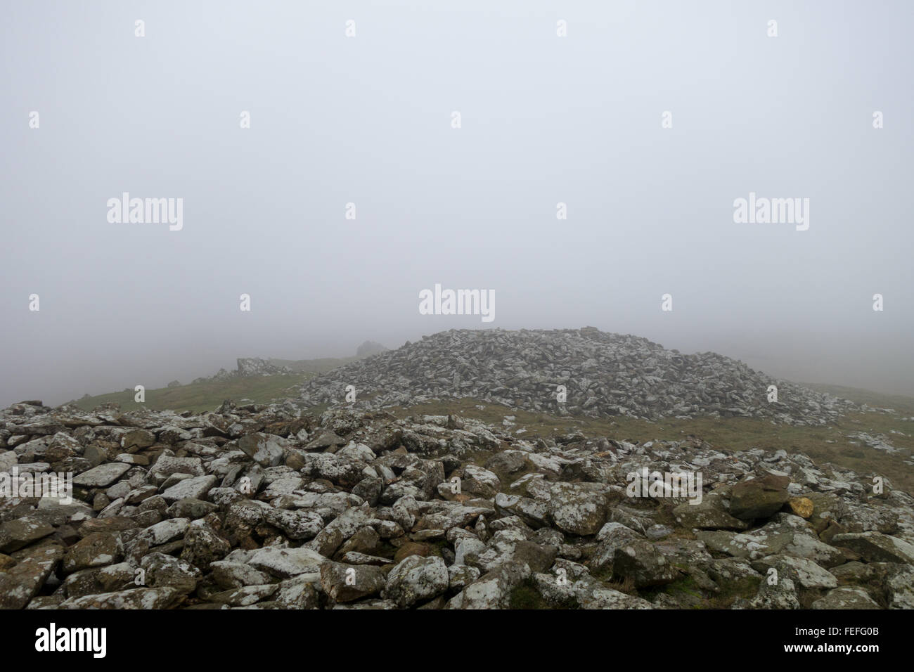 The Bronze Age cairns of Foel Drygarn Stock Photo Alamy