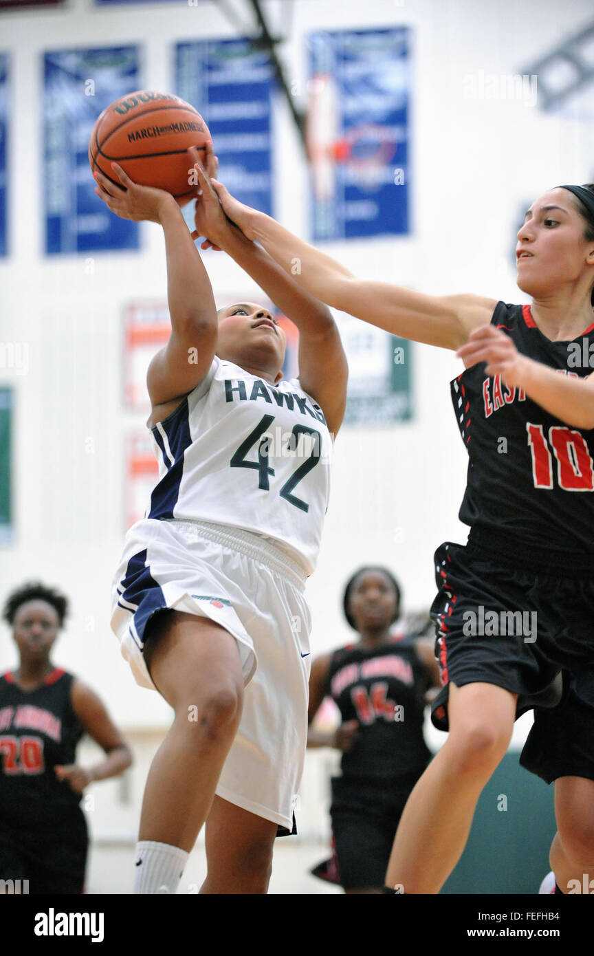Girls basketball foul hires stock photography and images Alamy