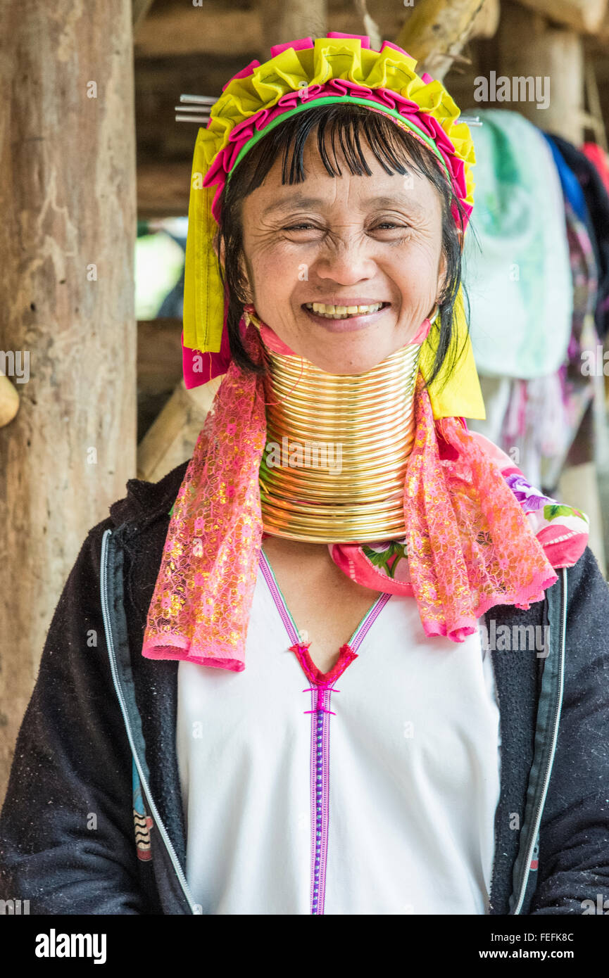 Hill Tribes of Northern Thailand Ladies from the Padong long neck