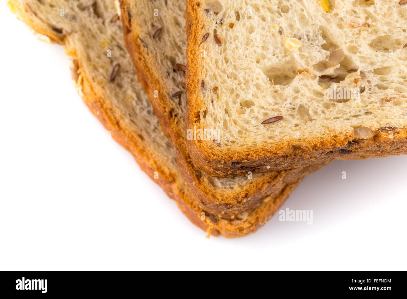 fresh bread isolated on a white background Stock Photo - Alamy